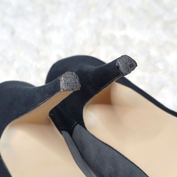 Steve Madden Flirrt Platform Black Grey & Metallic Colorblock Pumps Heels - Picture 10 of 12